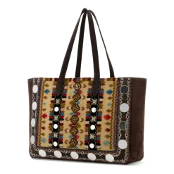 Nellcôte Large Shopping Bag mit Stickerei
