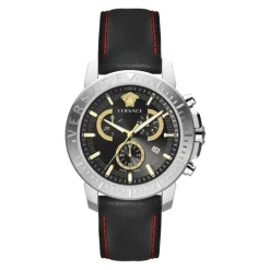 NEUER CHRONO Leder Chronograph Uhr