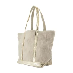 Neutrale Leinen Shopper Tasche