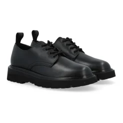 New City Low Calf Nero Schnürschuhe
