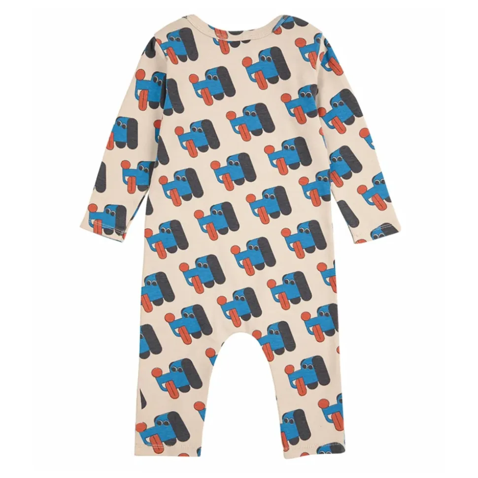Niedlicher Hundemuster Overall Jumpsuit