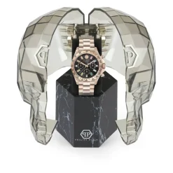 Nobile Lady Chrono Roségold Schwarzes Armband