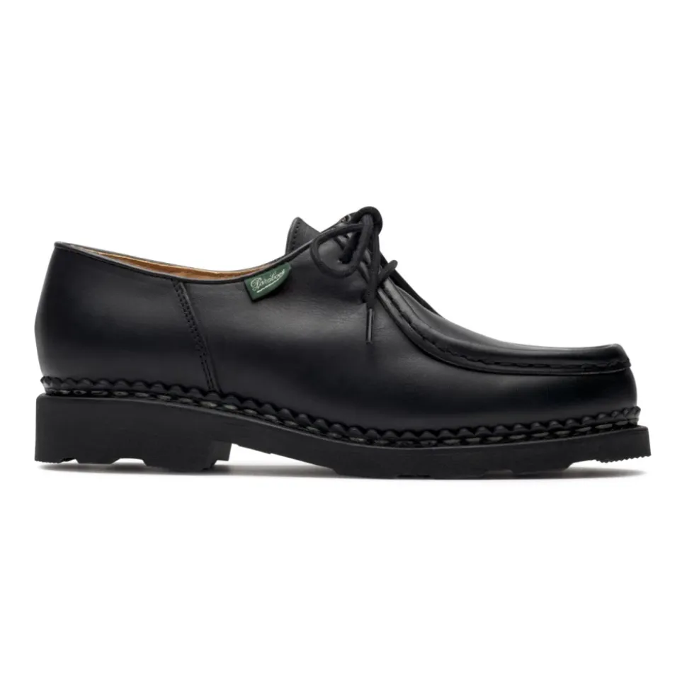 Norwegische Leder-Derby-Schuhe