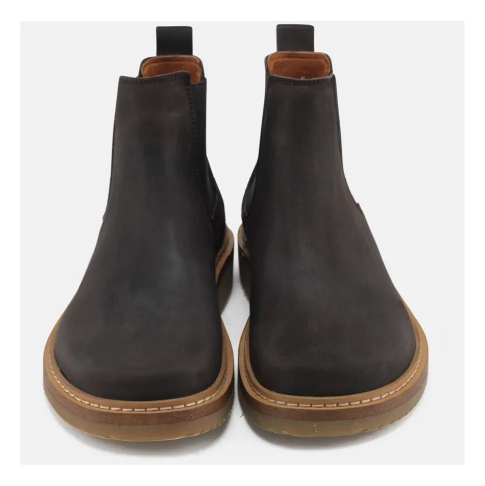 Nubuk Bison Stiefel Gry Stil