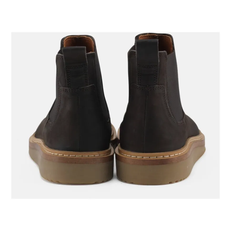 Nubuk Bison Stiefel Gry Stil