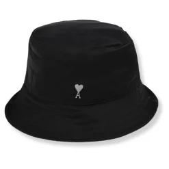 Nylon Bucket Hat mit sichtbaren Nähten