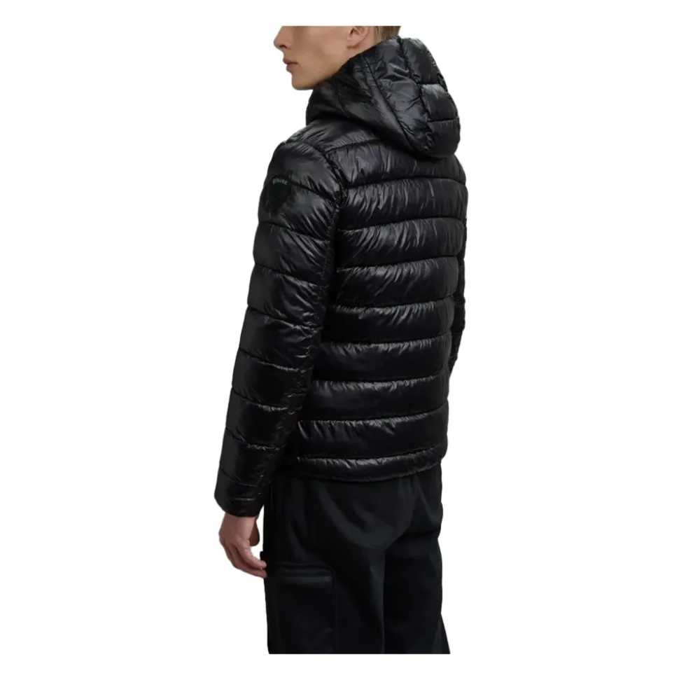 Nylon Parka mit Karomuster