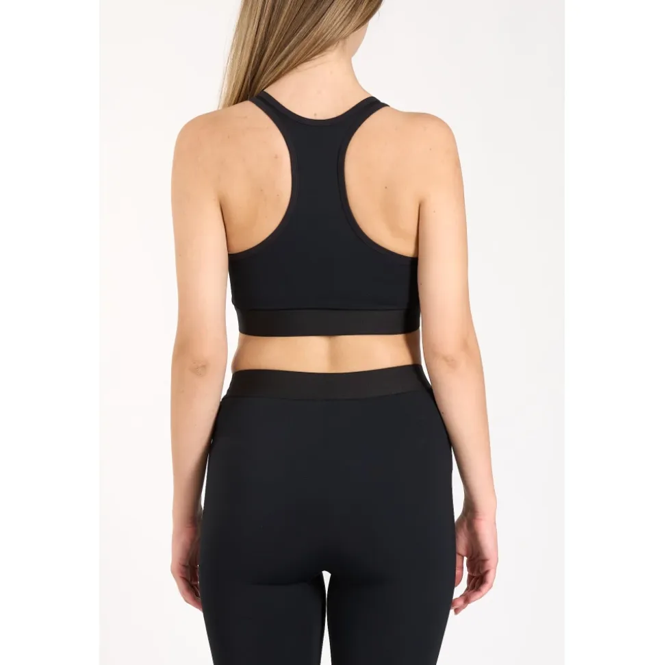 Nylonstrick-Bralette-Crop-Top
