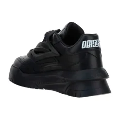 Odissea Logo Patch Schwarze Sneakers