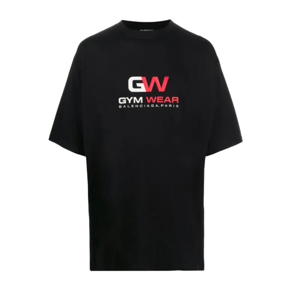 Oversize T-Shirt mit bedrucktem Logo