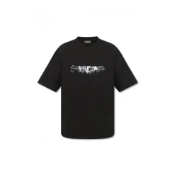 Oversize T-Shirt mit bedrucktem Logo