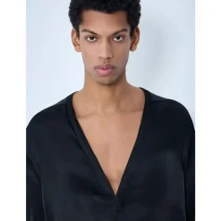 Oversized V-Ausschnitt Shirt