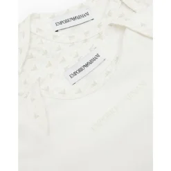 Packung mit zwei Jersey-Bodys mit Op-Art-Adlern und Logo