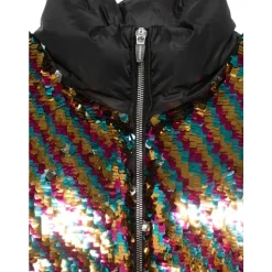 Paillettenjacke mit Füllung