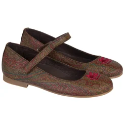 Paisley Jacquard Ballerinas