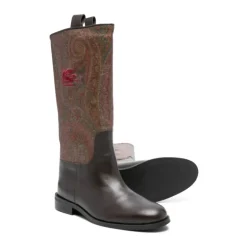 Paisley Jacquard Stiefel