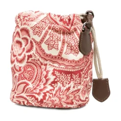 Paisley Kordelzug-Eimertasche