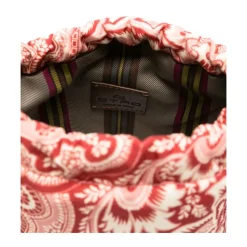 Paisley Kordelzug-Eimertasche