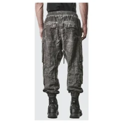 Pantalone Double Cargo in Lino