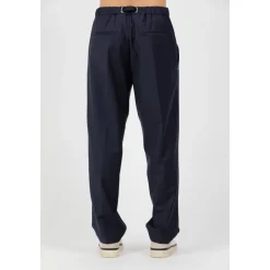 Pantalone in tela di lana stretch