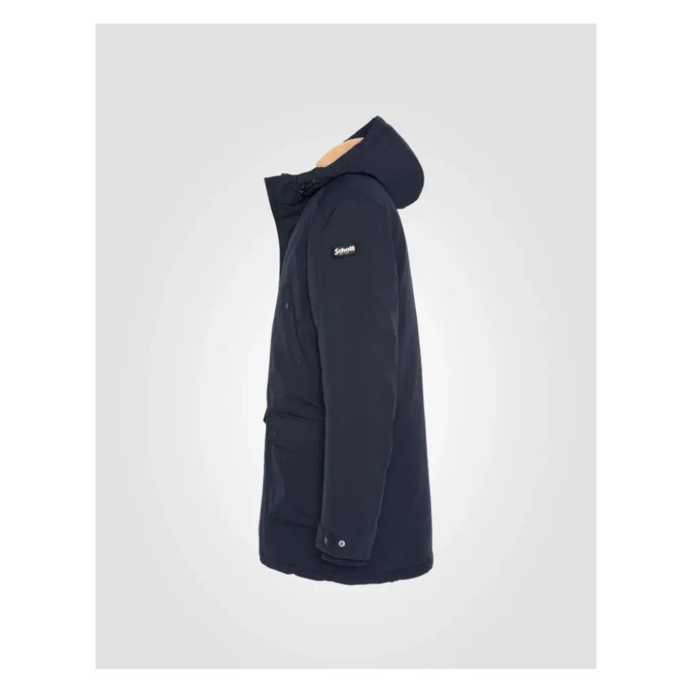 Parka mit fester Kapuze und Sherpa-Futter