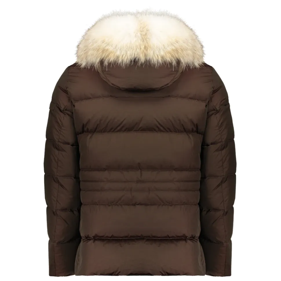 Parka mit Pelzbesatz an der Kapuze