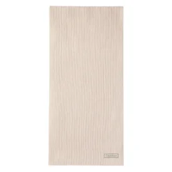 Patch Chunky Rib Cotton Scarf