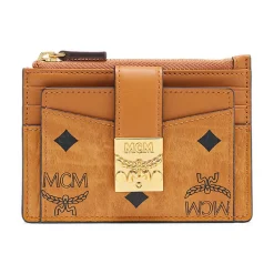 Patricia Zip Card Case in Visetos