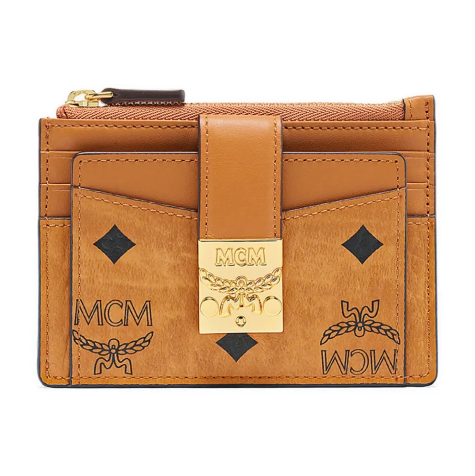 Patricia Zip Card Case in Visetos