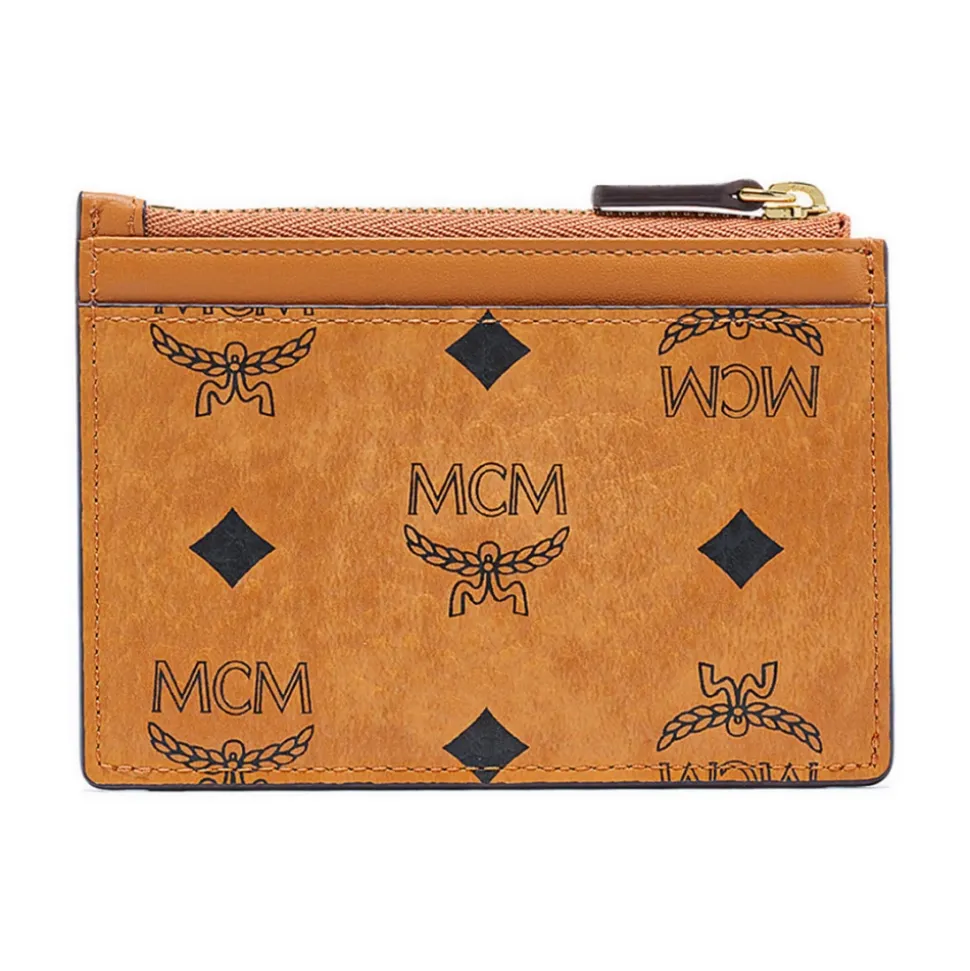 Patricia Zip Card Case in Visetos
