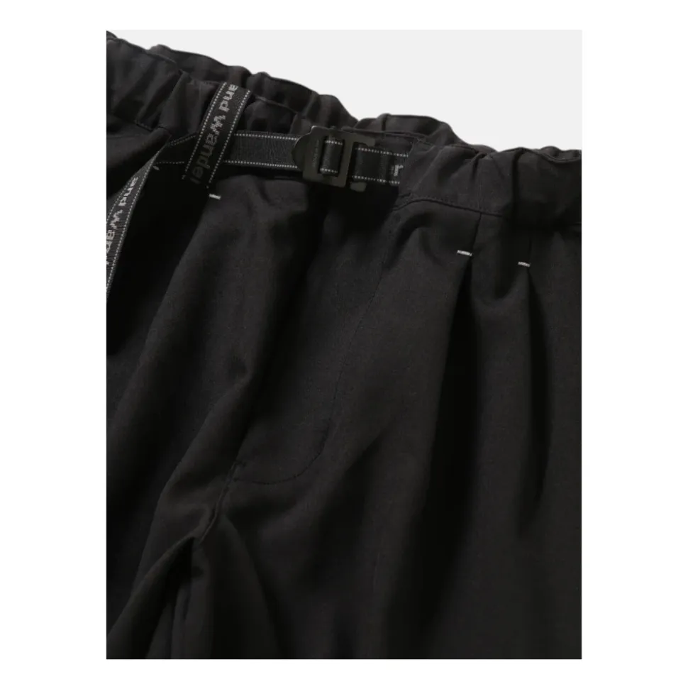 PE Melange Twill Wide Pants