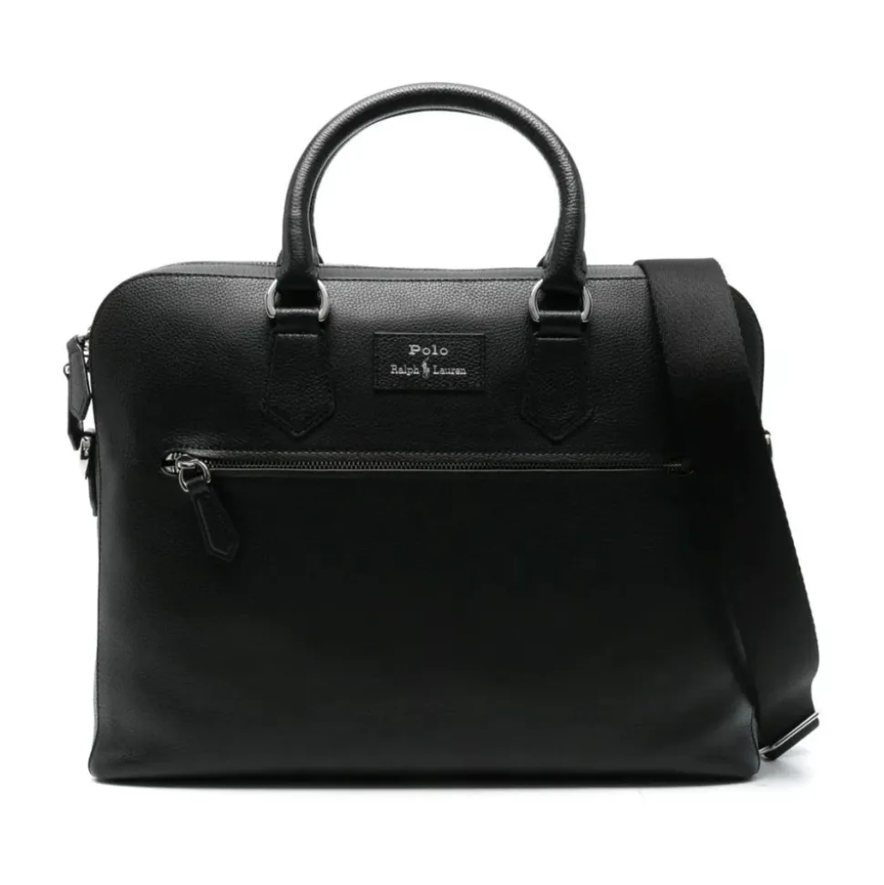 Pebbled Leather Commuter Bag