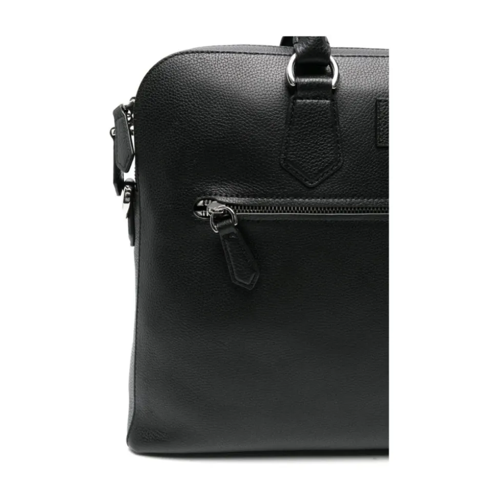 Pebbled Leather Commuter Bag