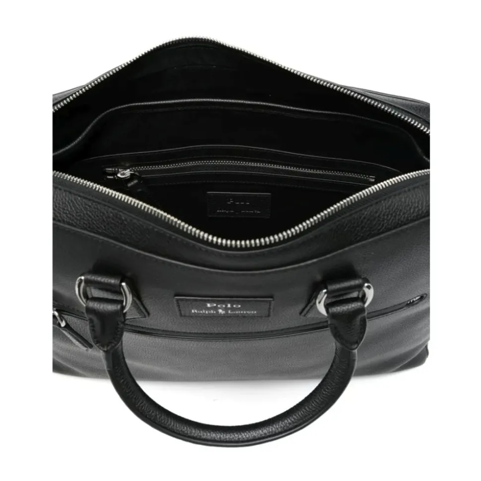 Pebbled Leather Commuter Bag