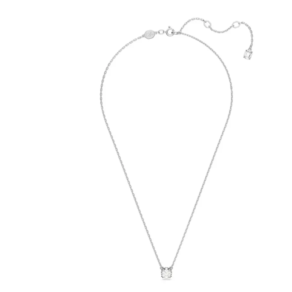 Pendant Round Cut White STILLA Halskette