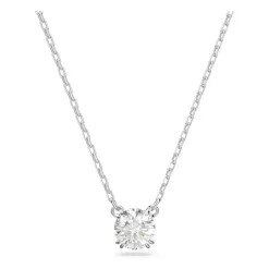 Pendant Round Cut White STILLA Halskette