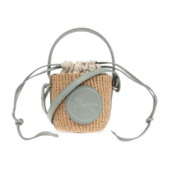 Pferdemedaille Mini-Schultertasche, Eimertyp