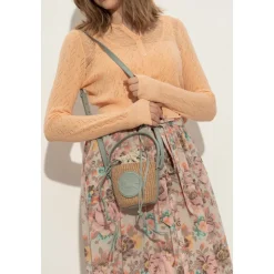 Pferdemedaille Mini-Schultertasche, Eimertyp