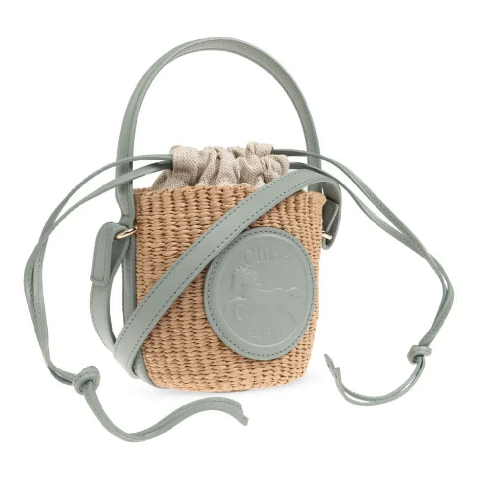 Pferdemedaille Mini-Schultertasche, Eimertyp