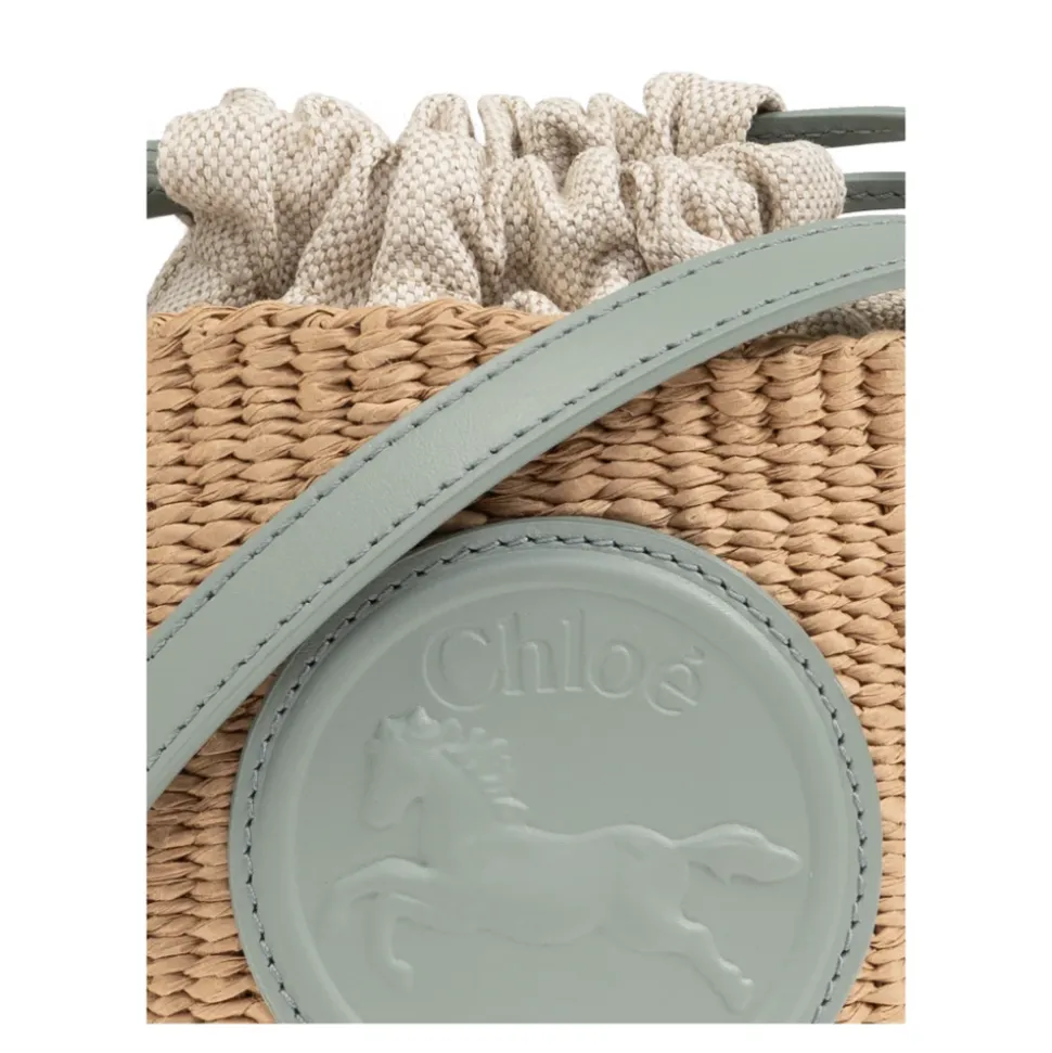 Pferdemedaille Mini-Schultertasche, Eimertyp