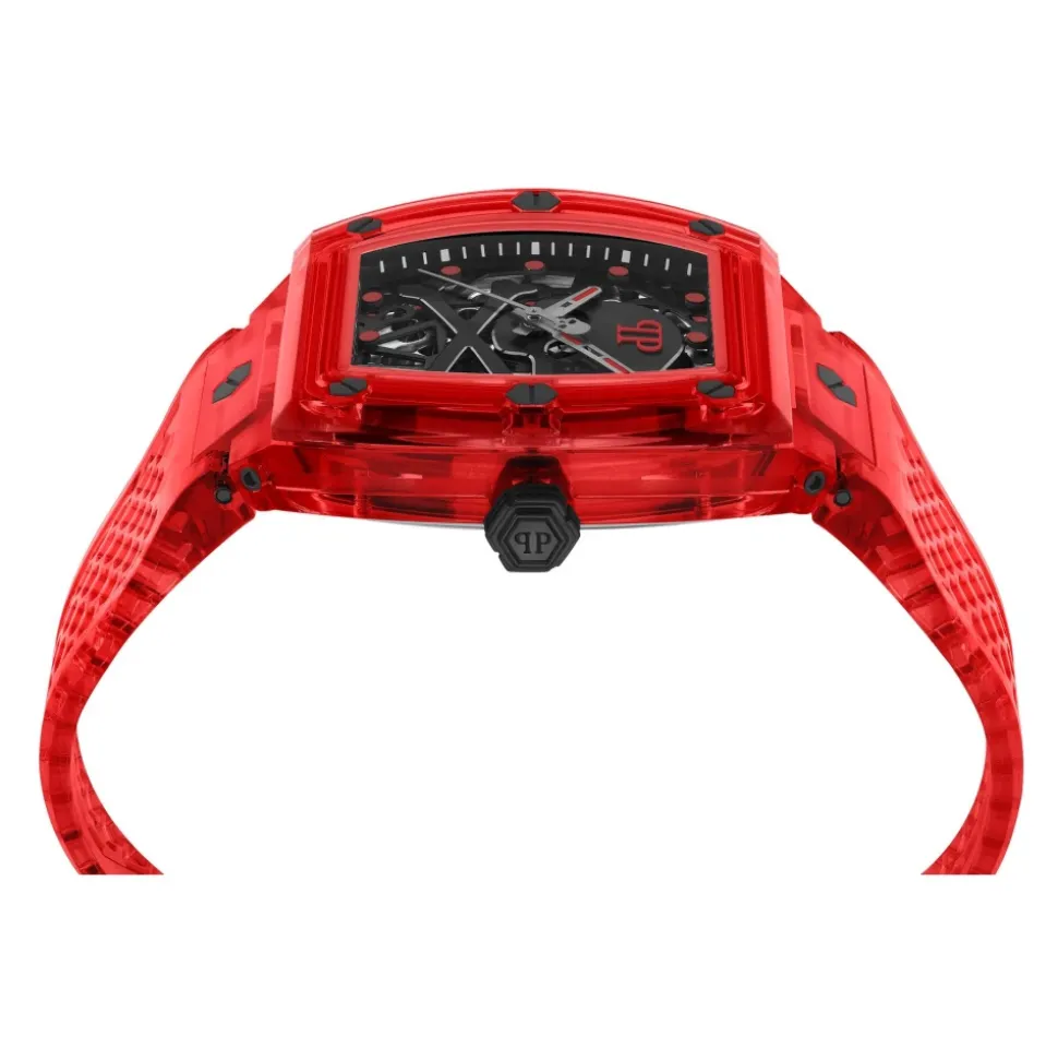 Philipp Plein Automatik Herrenuhr The $keleton Crystal