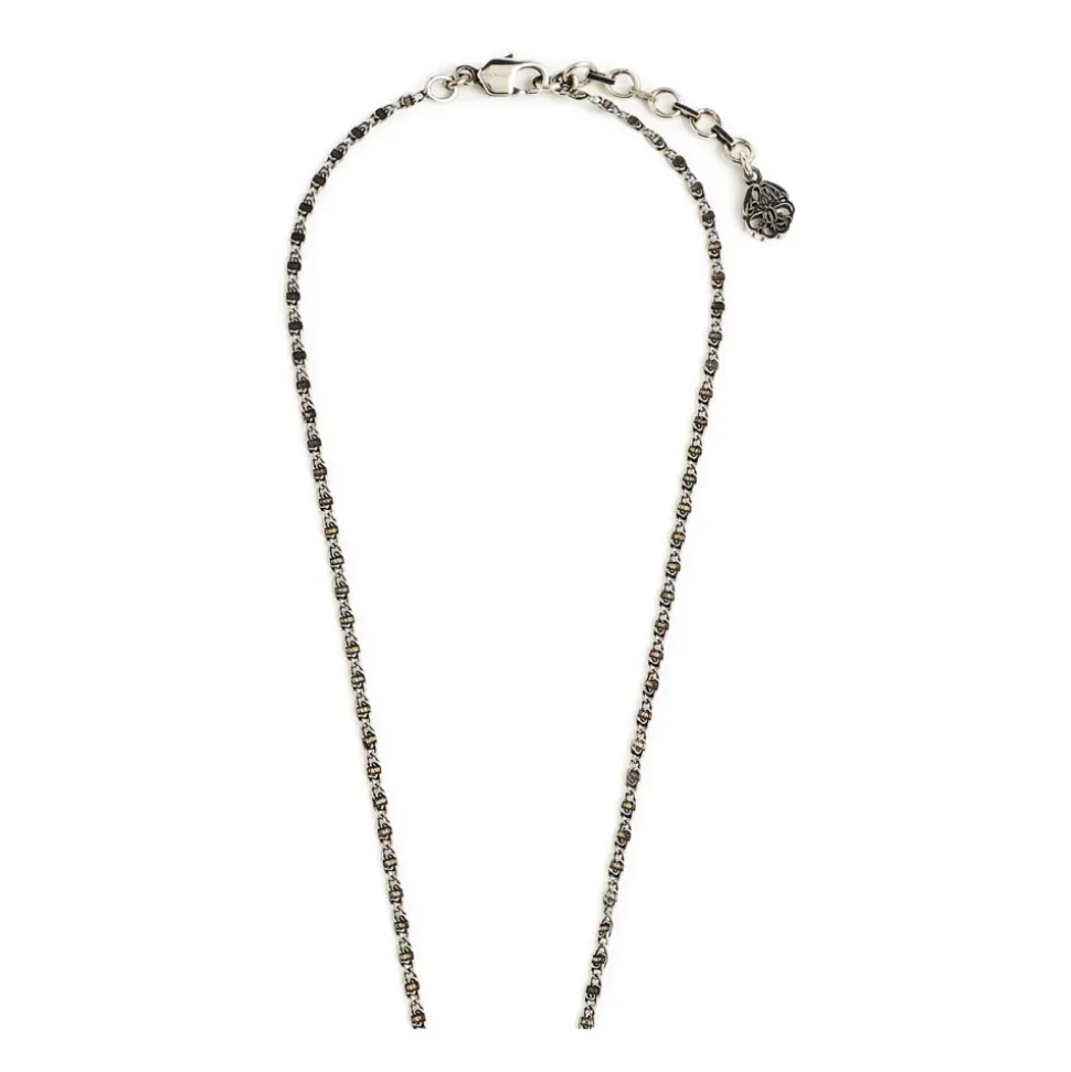Plate Medallion Cameo Chain Necklace