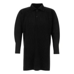 Pleated Polo Shirt