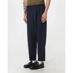 Plissee Cropped Hose