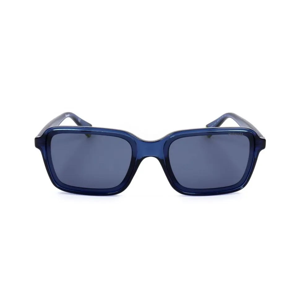 Polaroid Blue Metal Sunglasses