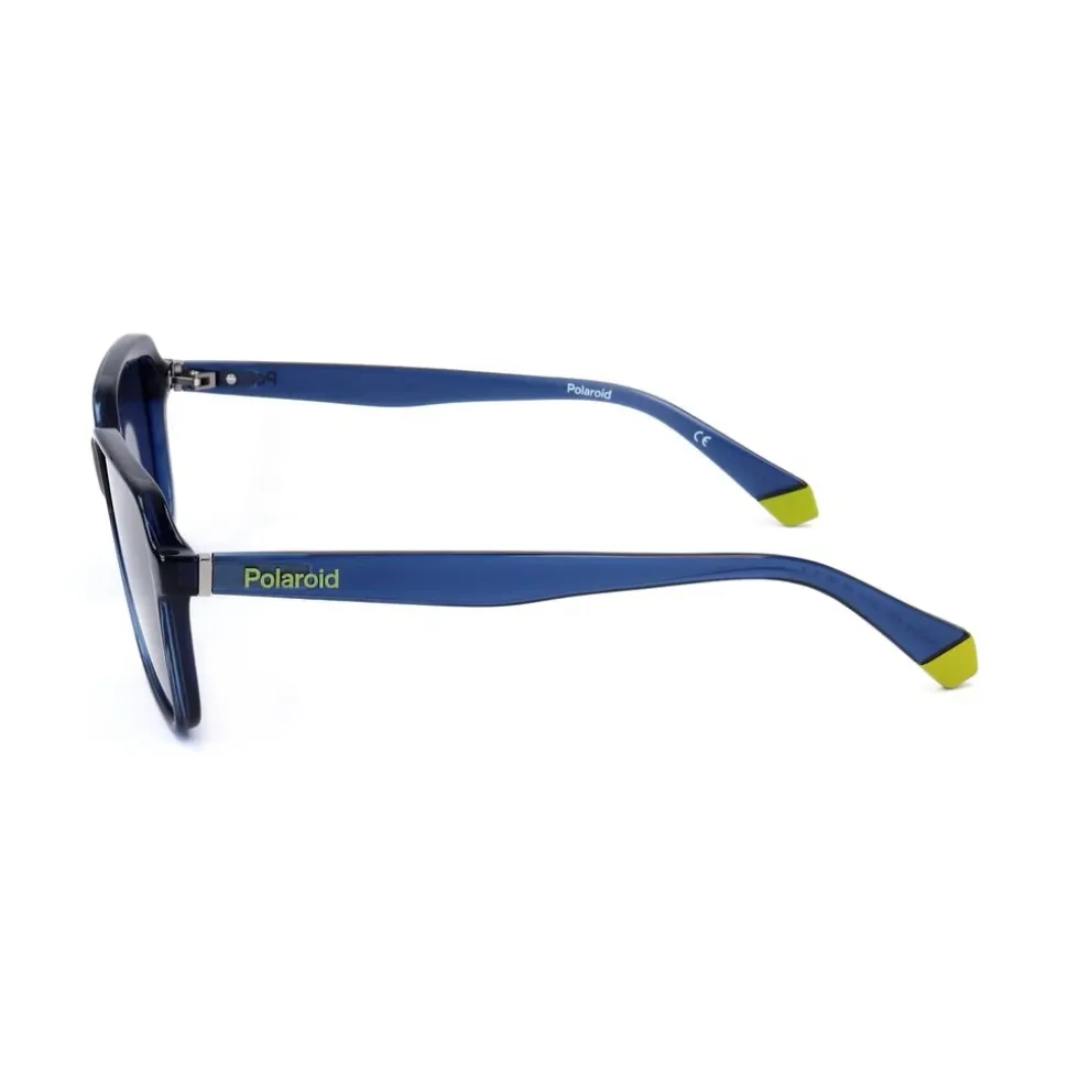 Polaroid Blue Metal Sunglasses