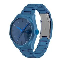Police Herren Armbanduhr Raglan Blau Quarz PL15712JSBL03M