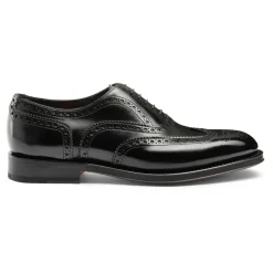 Poliertes Oxford Brogue-Lederschuh