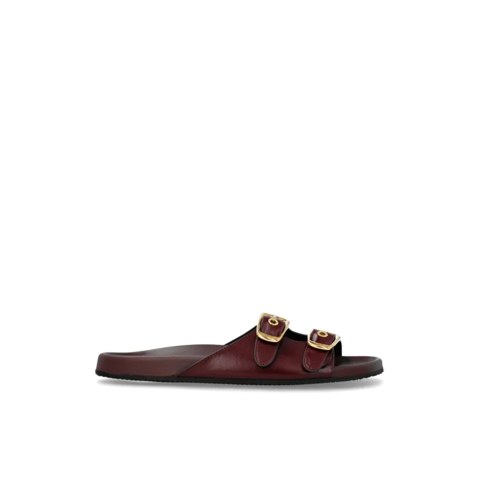 Polly Ledersandalen mit Schnalle