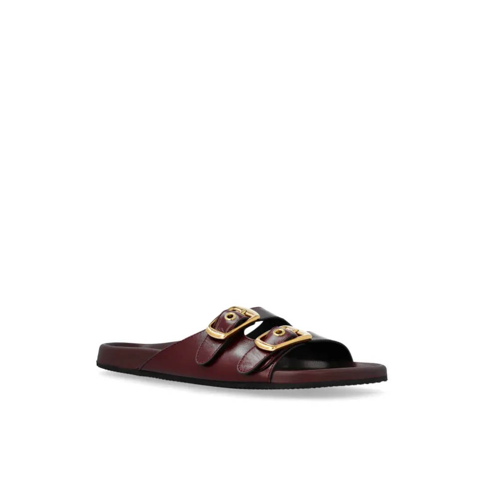 Polly Ledersandalen mit Schnalle